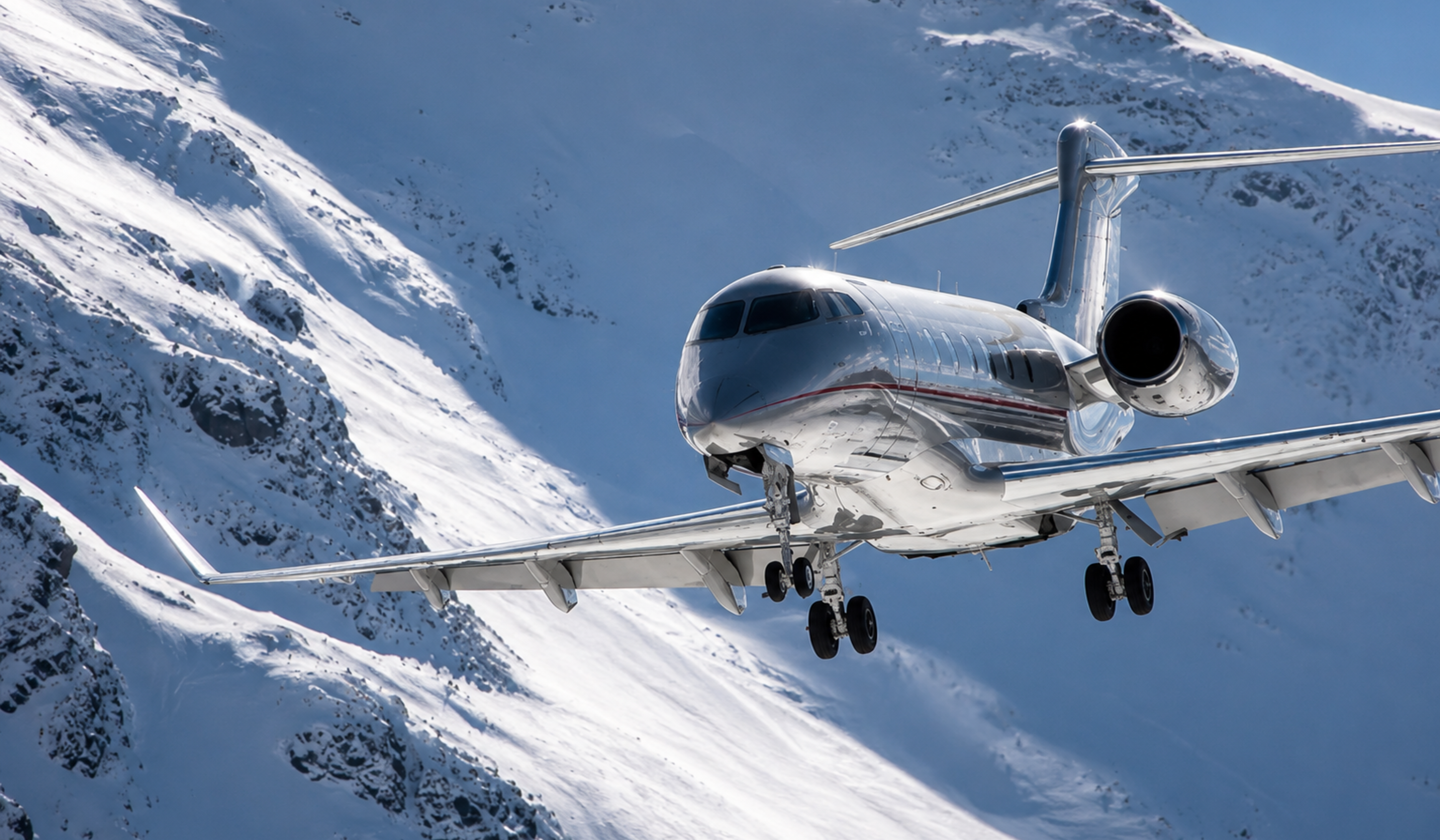 Jet privé sur piste enneigée — transfert VIP depuis Genève pour mariage à Megève, B.LIFTED France